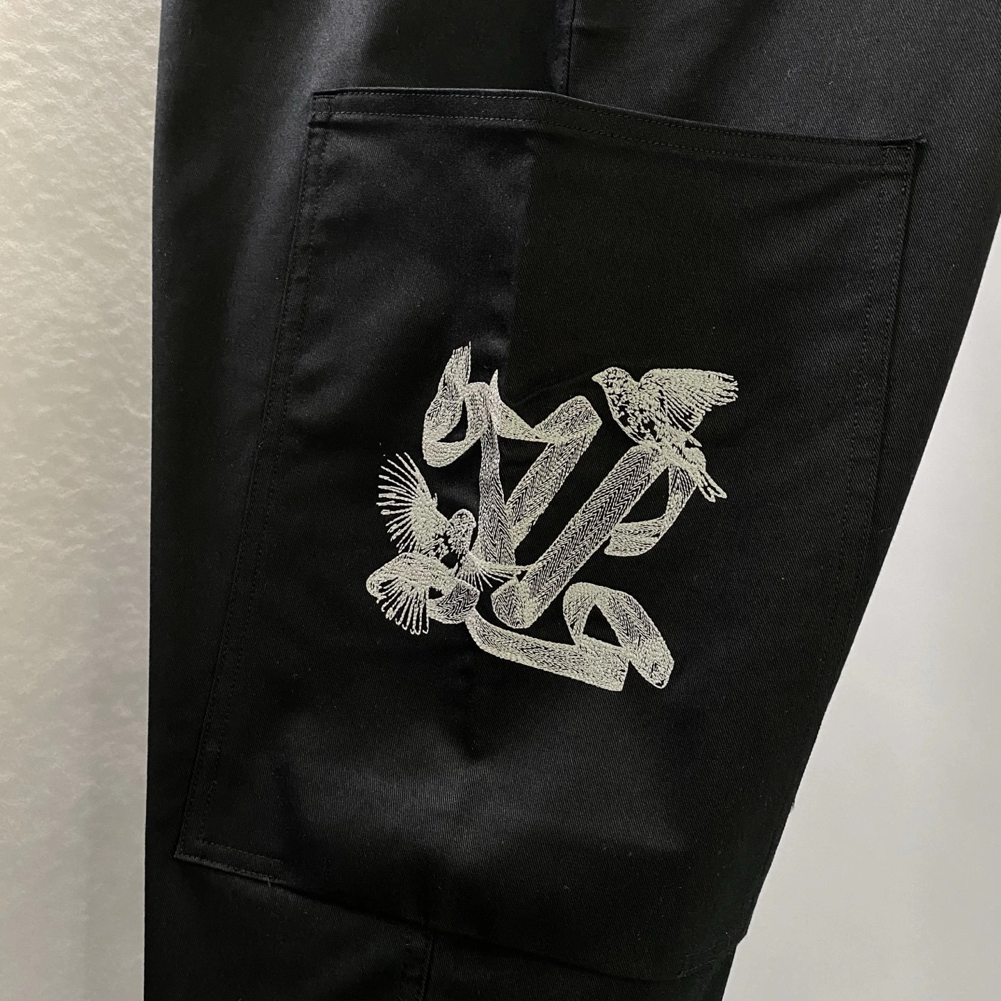 wg.luxury- 8V Birds embroidery item:E-F361D0309